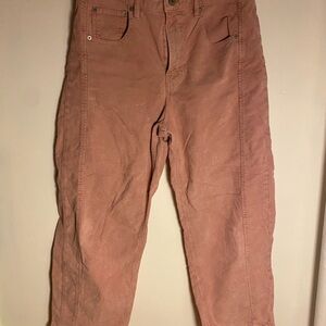 Lucky Brand Women's Corduroy Pants in Dusty Pink